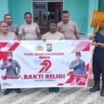 Polsek Pulau Ternate Gelar Bakti Religi Sambut Hari Bhayangkara ke-79