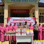 Kapolres Sabang Hadiri Kegiatan Bantuan Sosial Polsek Sukakarya Dalam Rangka Hari Bhayangkara Ke-79.