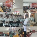 KPU Kabupaten Sarmi: Pelantikan Panitia Pemungutan Suara (PPS) Se Kabupaten Sarmi Pada PSU Pilkada Papua 2025.
