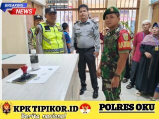 Personel Piket Polsek Baturaja Timur Melaksanakan Patroli Sambang Ke Rutan Negara Kelas II B Baturaja
