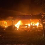 Kebakaran Hanguskan Panglong Kayu di Cot Ba’u, Sabang