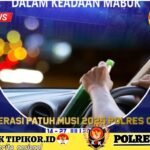 Operasi Patuh Musi 2025, Sat Lantas Polres Oku Berikan Himbauan Dilarang Berkendara Dalam Keadaan Mabuk