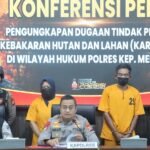 Telah Diamankan Dua Orang Diduga Pelaku Pembakar Lahan