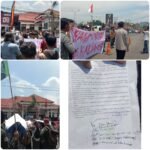 Mahasiswa Gelar Aksi di Depan Kejaksaan Negeri Sijunjung, Desak Penuntasan Kasus Hutan Tanjung Kaliang