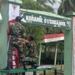 Koramil Jajaran Kodim 0112/Sabang Semarakkan HUT RI ke-80 dengan Hiasan Gapura Penuh Nuansa Kemerdekaan