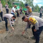Penanaman Jagung Serentak, Polres Ternate Bersama Stakeholder Wujudkan Ketahanan Pangan