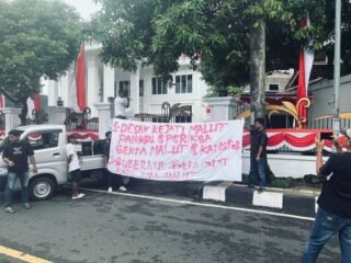 Aksi Unras Berjalan Damai, Polres Ternate Terapkan Pendekatan Humanis