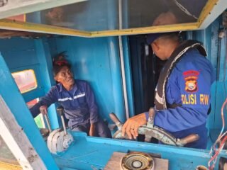 Pastikan Keselamatan Berlayar, Polairut Polda Malut Gelar Patroli Rutin