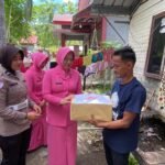 HUT ke-77 Polwan RI Ketua Bhayangkari dan Polres Sabang Bagikan Sembako
