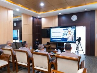 Wakapolda Malut Ikuti Rapat Anev Program Polri Dukung Asta Cita Pemerintah