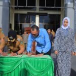 Gelar apel Organik ASN Pemkab dan Kajari Pasaman Tanda tangani MOU