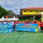 Dandim 0112/Sabang Ikut Serta dalam Tenis Silaturahmi USK - TC Banda Aceh dengan Pelti/Baveti Kota Sabang