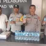 Polsek Kawasan Pelabuhan Ahmad Yani Amankan Miras Ilegal di Atas Kapal Penumpang