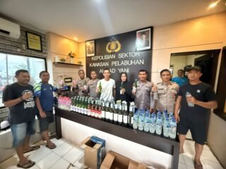 Razia Yang di Pimpin Wakapolres bersama kapolsek kp3 di Pelabuhan A. Yani