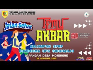 Jalan Sehat HUT RI ke-80, SPKP Sidoharjo Gelar Temu Akbar Meriah