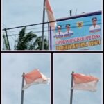 Di Duga Desa Bunut Abaikan Lambang Negara Kibarkan Bendera Merah Putih Dalam Keadaan Rusak , Robek, Luntur, Kusut atau Kusam