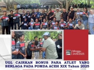 UGL Serahkan Bonus bagi Atlet POMDA Aceh XIX: Wujud Apresiasi atas Prestasi dan Dedikasi Mahasiswa