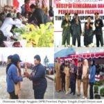 Damiana Tekege Anggota DPR Provinsi Papua Tengah Dapil Deiyai Merayakan Perayaan HUT Kemerdekaan Indonesia Ke-80 Di Kabupaten Deiyai.