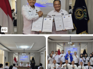 Penandatanganan MoU Antara Lapas Lumajang dan BNNK Lumajang untuk Pencegahan dan Penanggulangan Narkotika di Tahun 2025