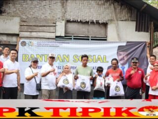 Wujudkan Kemerdekaan Bersama Masyarakat, Lapas Labuhan Ruku Turun Langsung Bagikan Sembako