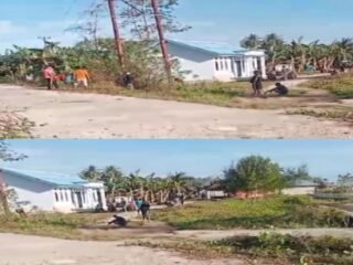 Kepulauan Tanimbar. Gotong Royong Warga Desa Kilon wujudkan Lingkungan Bersih dan Sehat menyongsong HUT KKT.