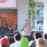 Hadiri Launcing Panggung Aspirasi di Tribun Lapangan Pemuda Kapolres Bulukumba