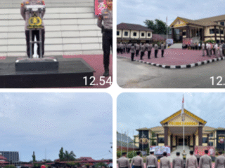 Wakapolres Sanggau Tegaskan Disiplin dan Siaga Personel dalam Apel Pagi