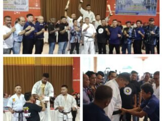 Berlangsung Sukses dan Meriah, DPD Satgas Inti Maha Sakti Karya Gelar Kejurda Karate Sambut HUT ke 56 IPK