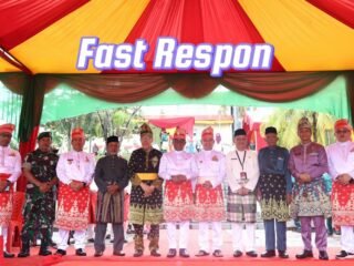 Kapolres Pelalawan Hadiri Upacara Hari Jadi Kabupaten Pelalawan Ke-26 Tahun 2025