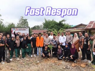 Kapolres Pelalawan Memberikan Edukasi Green Policing di Kampus PNP Pelalawan