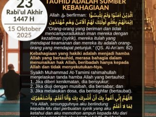 TAUHID ADALAH SUMBER KEBAHAGIAAN