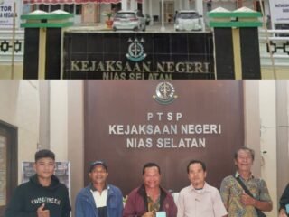 Kepala Desa Sotoo Hilisimaetano Resmi Dilaporkan ke Inspektorat dan Kejaksaan Nias Selatan Terkait Dugaan Korupsi Dana Desa.