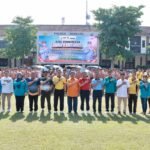 Kapolres Jombang Didampingi Bupati Pimpin Apel Pembukaan Lomba Kamtibmas