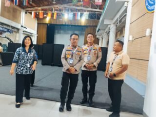 Polsek Rawa Lumbu Lakukan Monitoring Dan Himbauan Keamanan di Sekolah Internasional Victory Plus