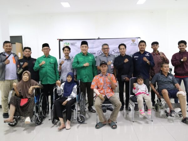 Warga Ucapkan Terimakasih Kepada Baznas Kabupaten Bekasi, Sudah Salurkan Bantuan Kaki Dan Tangan Palsu