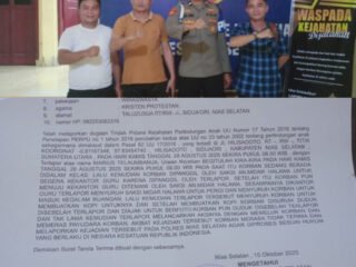 GURU SMP NEGERI 2 SIDUAORI DI NIAS SELATAN RESMI DILAPORKAN  KE POLRES ATAS DUGAAN PELECEHAN SISWA.