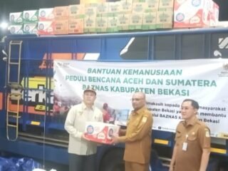 BAZNAS Kabupaten Bekasi Dan Pemkab Bekasi Salurkan Bantuan Untuk Penyintas Bencana di Aceh Dan Sumatera