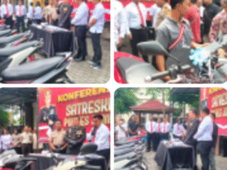 Polres Jombang Ungkap 17 Tersangka Curamor, Amankan Puluhan Barang Bukti*