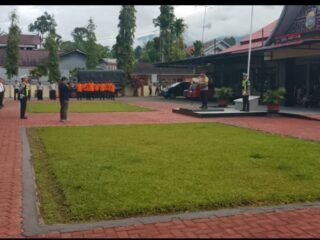 Waka Polres Pasaman Pimpin Apel gelar pasukan operasi keselamatan Singgalang 2026