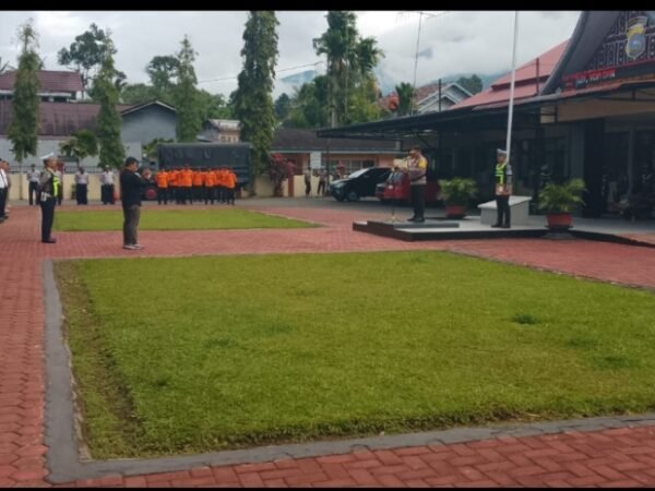 Waka Polres Pasaman Pimpin Apel gelar pasukan operasi keselamatan Singgalang 2026