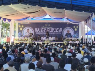 Isra Mi’raj di Lapas Labuhan Ruku, Tausiah Ustadz Anugerah Cahyadi Hangatkan Suasana