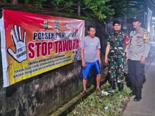 Antisipasi Aksi Tawuran Remaja, Tiga Pilar Jatibening Baru Pasang Spanduk Imbauan di Titik Rawan