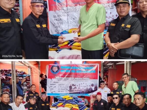 Diky Hatami Langsung Pimpin Kegiatan Bakti Sosial Harimau Sumatera Bersatu