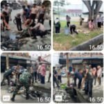 Polres Kepulauan Meranti Gelar Kurve Bersama Polsek linisektor Tampil Dalam Gerakan Indonesia Asri.