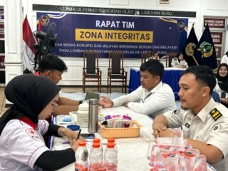 Lapas Labuhan Ruku Gelar Donor Darah Bersama PMI Batu Bara Dalam Rangka Bakti Sosial