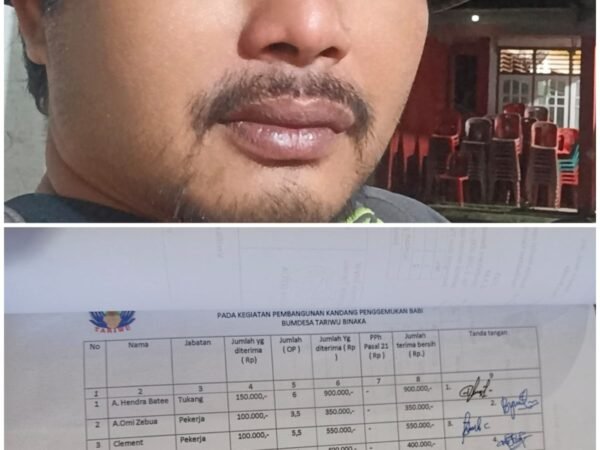 Sekdes Soroti Dugaan “Double Pay” Pengurus BUMDes di Desa Binaka