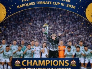 Kapolres Ternate Cup III-2026 Resmi Ditutup, Gama 01 FC Raih Gelar Juara