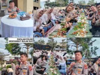 Polres Cianjur Gelar Papajar Sambut Ramadhan 1447 H, Kapolres Tekankan Kesiapan Mental, Spiritual, dan Profesionalisme Personel