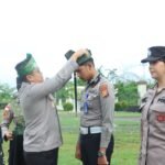 Launching Serentak Program Kapolda Riau, Personel Polres Kepulauan Meranti Kenakan Tanjak dan Selempang Setiap Jumat