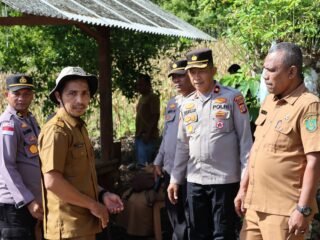 Polsek Sukajaya Polres Sabang Panen Raya Jagung di Gampong Jaboi "Hasil Gumilang"